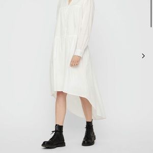 NWT Pieces cotton midi dress